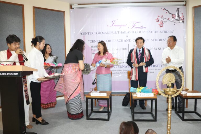 Inaugration of Centre for Manipur Thailand Co-operation Studies & Centre for Peace and Conflict Studies